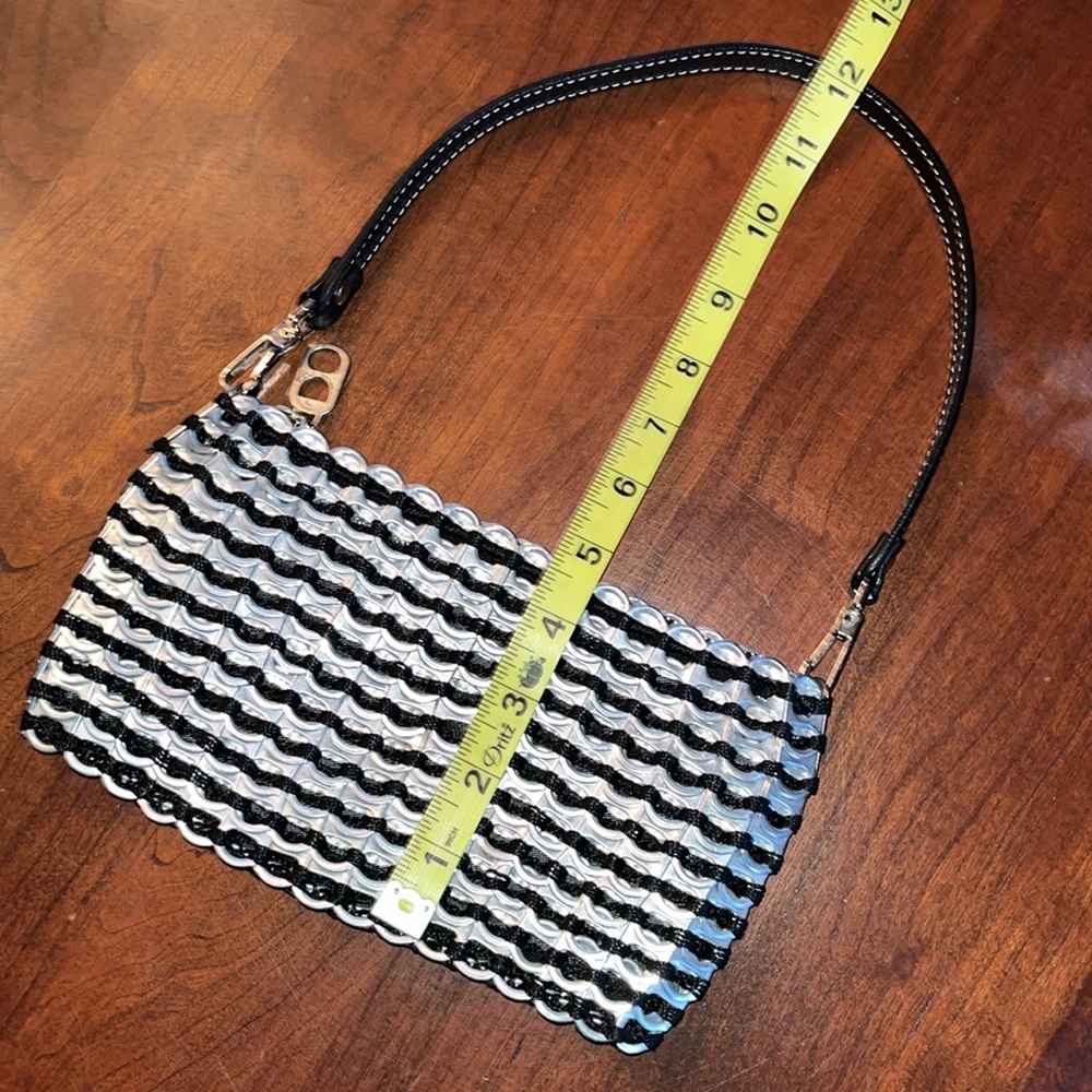 Escama Studio Jamie Bag silver can tabs purse